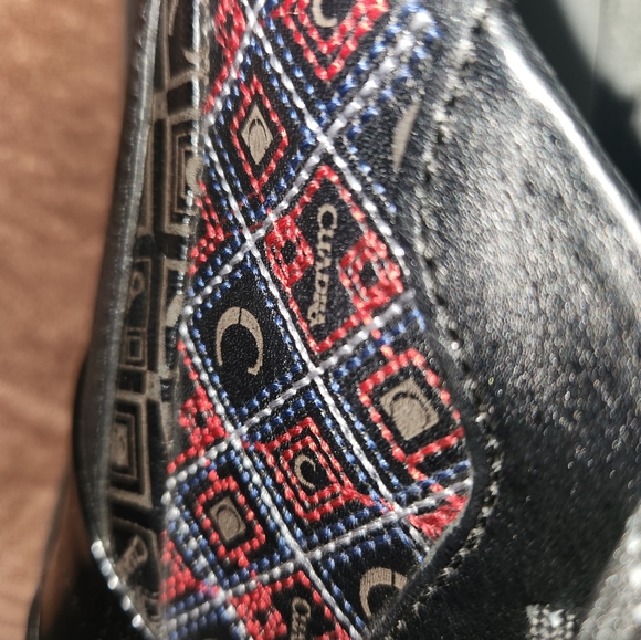 Franco Cuadra Designer Mens Casual Sneaker Shoe Monogram Red Black Sz 30 / 11 - Picture 5 of 12